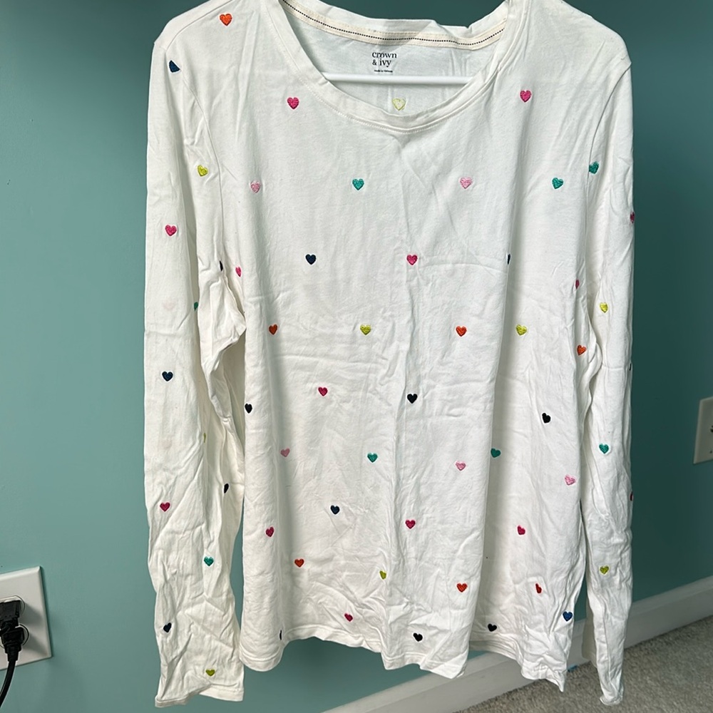 Crown & Ivy long sleeve top